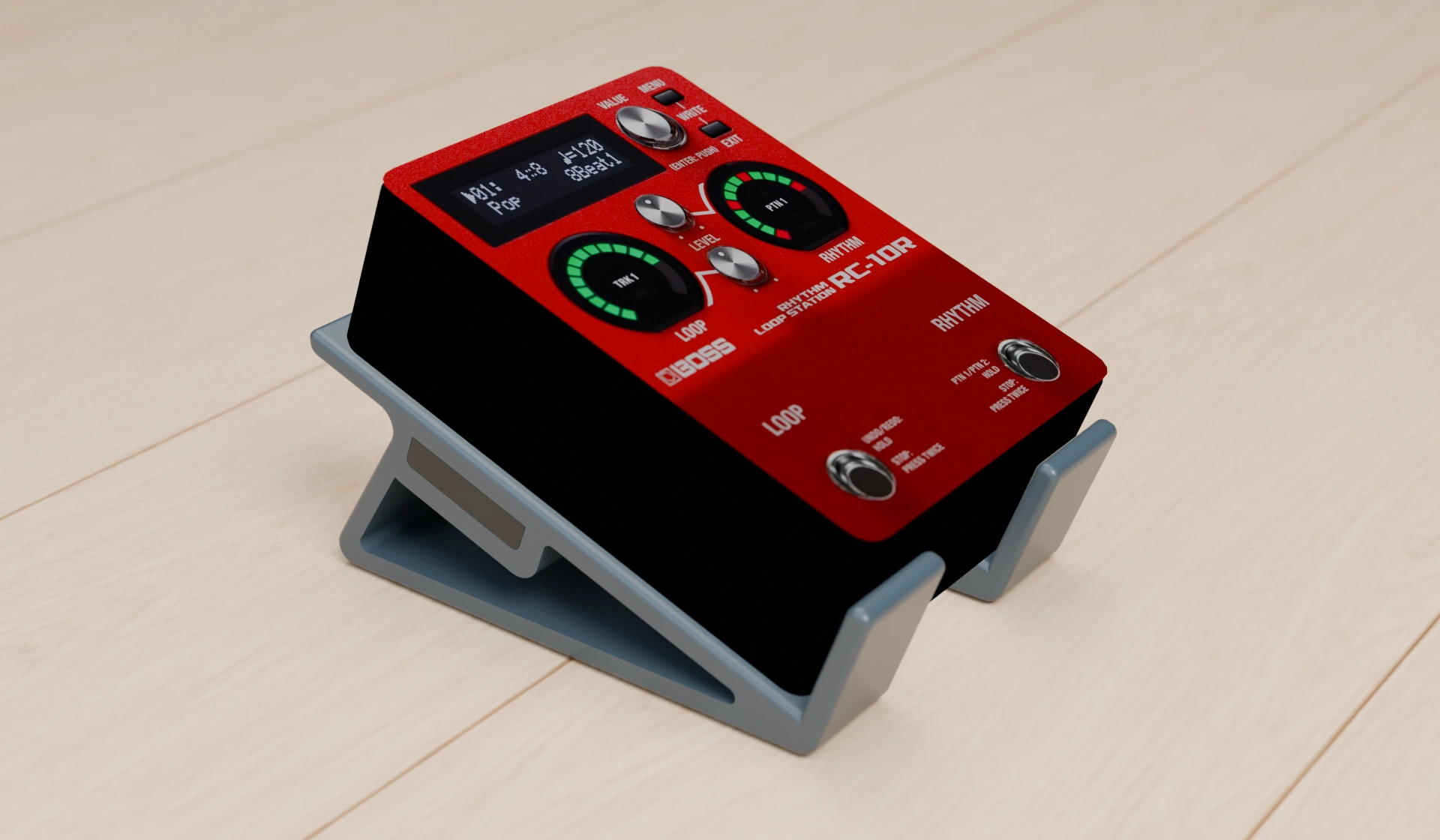Boss RC-10R stand preview